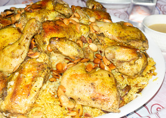 Chicken Kabsa rice - Homemade Arabian biryani  - Image