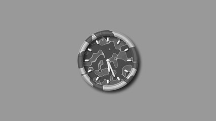 stylish 3d wall clock icon,army design 3d wall clock,clock icon