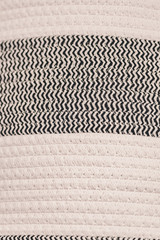 Hypnotizing black and white pattern. Hypnotize circles. Background textured pattern. Knitted pattern.