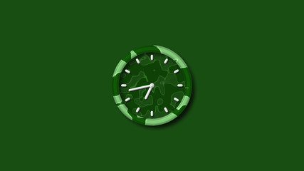 Amazing green army design 3d wall clock,3d clock icon,wall clock icon