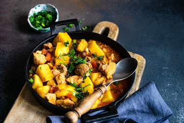 Georgian food concept
