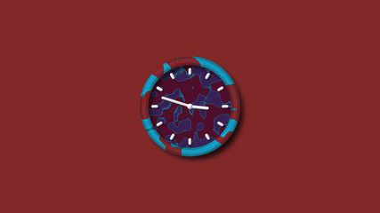 Amazing clock icon isolated,3d wall clock icon isolated,clock icon