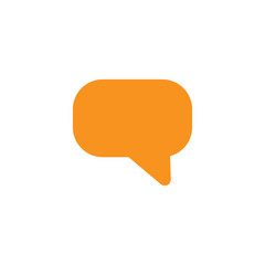 speech bubbles. Simple modern icon design illustration.