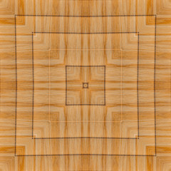 Wood decorative carved  tiles, 3d illustration