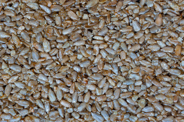 Sweet kozinaki from sunflower seeds (brittle).