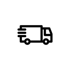 Package Shipping Unboxing Outline Icon Vector Illustration

