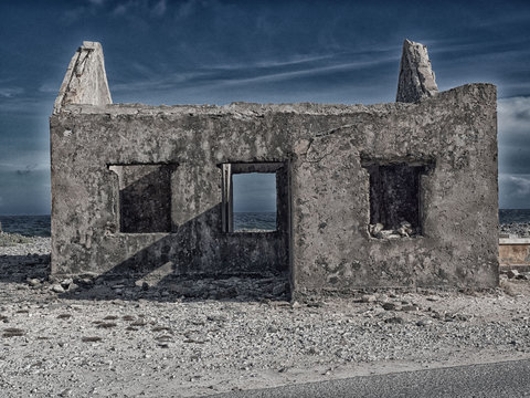 Ruins Of An Old Light House Keeper's House