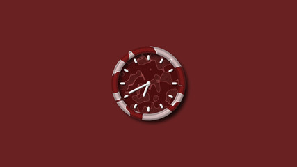 Army design 3d wall clock isolated,3d wall clock icon,clock icon