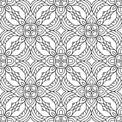 Seamless pattern. Vintage decorative elements