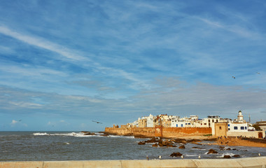 Aerial view on old city of Essaouira