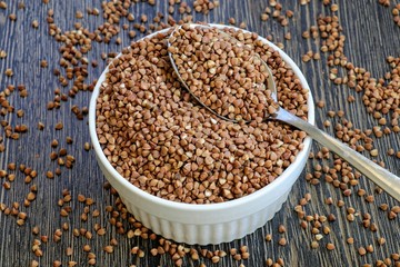 buckwheat on a plate