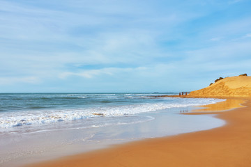 Sandy beach on the coast near Essaouira
