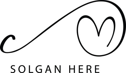 a wedding  signature logo design 