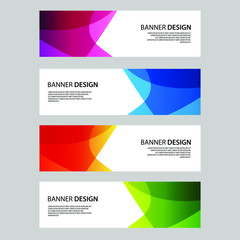Vector Abstract banner web template