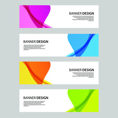 Vector Abstract banner web template