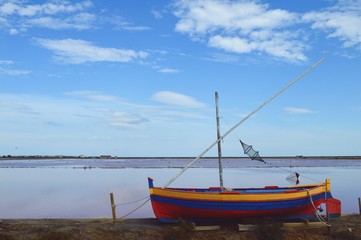 Gruissan, ses salins.
