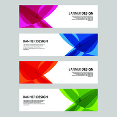 Vector Abstract banner web template