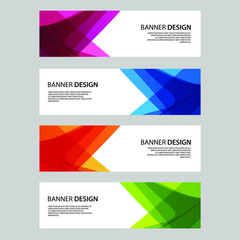 Vector Abstract banner web template