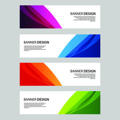 Vector Abstract banner web template