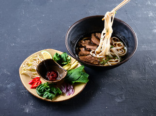 Vietnamese Pho Bo soup