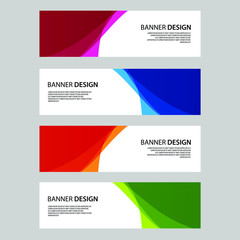 Vector Abstract banner web template