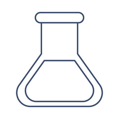 chemical laboratory test tube , line style icon