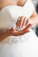hands of the bride