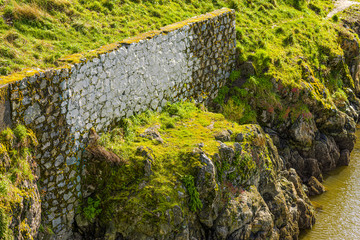 Green Grass on Stones to Sit On