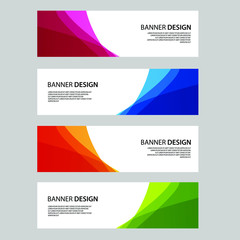 Vector Abstract banner web template