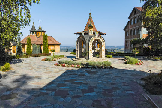 Medieval Lesje monastery of the Blessed Virgin Mary, Serbia