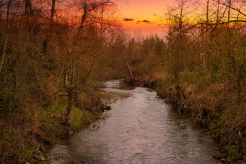 2020-03-31 THE ISSAQUAH CREEK AT DUSK