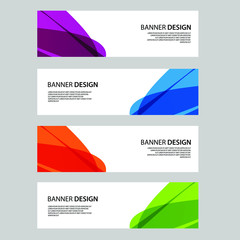 Vector Abstract banner web template