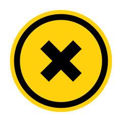 Beware Irritant Sign Isolate On White Background,Vector Illustration EPS.10