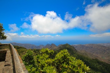 Fototapeta na wymiar view from Mirador Pico del Inglesv