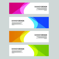 Vector Abstract banner web template