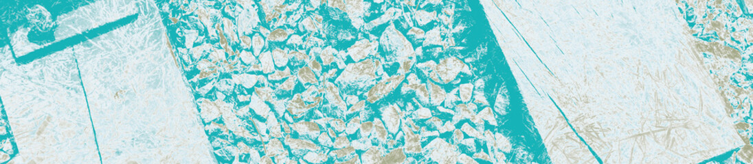 abstract turquoise, blue and khaki colors background for design