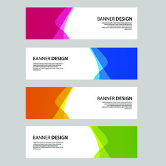 Vector Abstract banner web template
