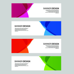 Vector Abstract banner web template