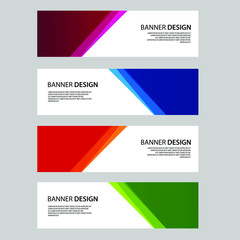 Fototapeta premium Vector Abstract banner web template