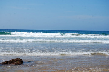 Fototapeta premium waves on the beach