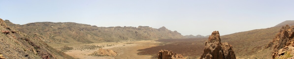 view in the Parque Nacional del Teide