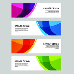 Vector Abstract banner web template