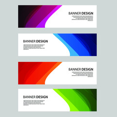 Fototapeta premium Vector Abstract banner web template