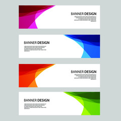 Vector Abstract banner web template