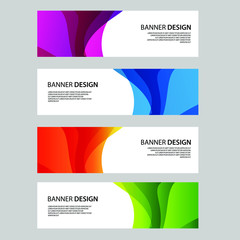 Vector Abstract banner web template