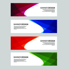 Vector Abstract banner web template