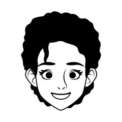 beautiful young woman avatar character