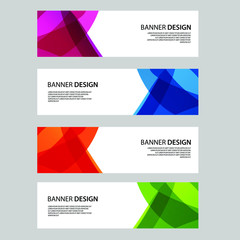 Vector Abstract banner web template