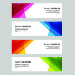 Vector Abstract banner web template