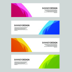 Vector Abstract banner web template